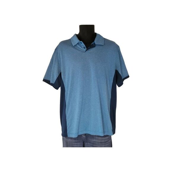 Nike Other - Nike Golf Polo Shirt Men Sz L Tour Performance Dri Fit Blue Two Tone